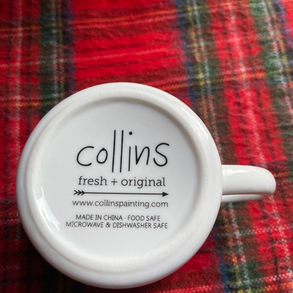 Christmas Ceramic Illinois home for the holidays mug Exc - Picture 2 of 5